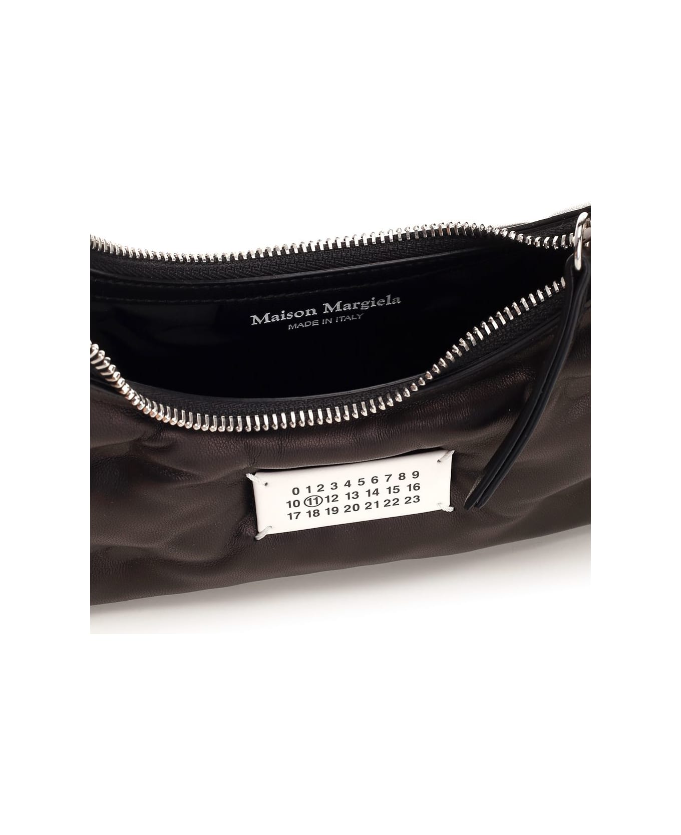 Maison Margiela "glam Slam" Micro Hobo Bag - Black