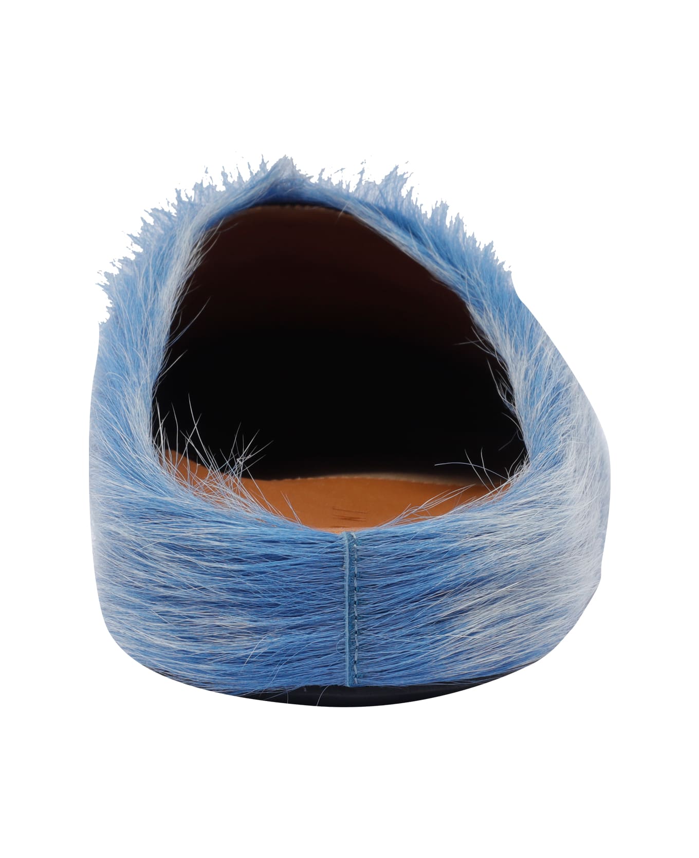 Marni Long Hair Fussbett Sabot - BLUE