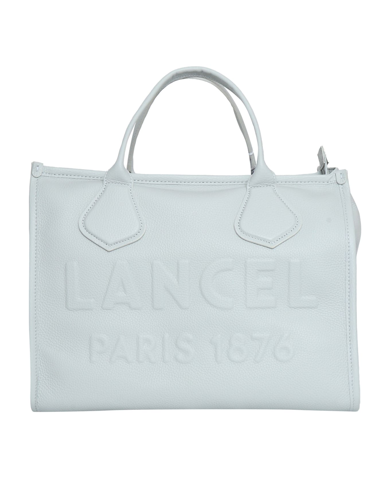 Lancel White Cabas Bag - WHITE