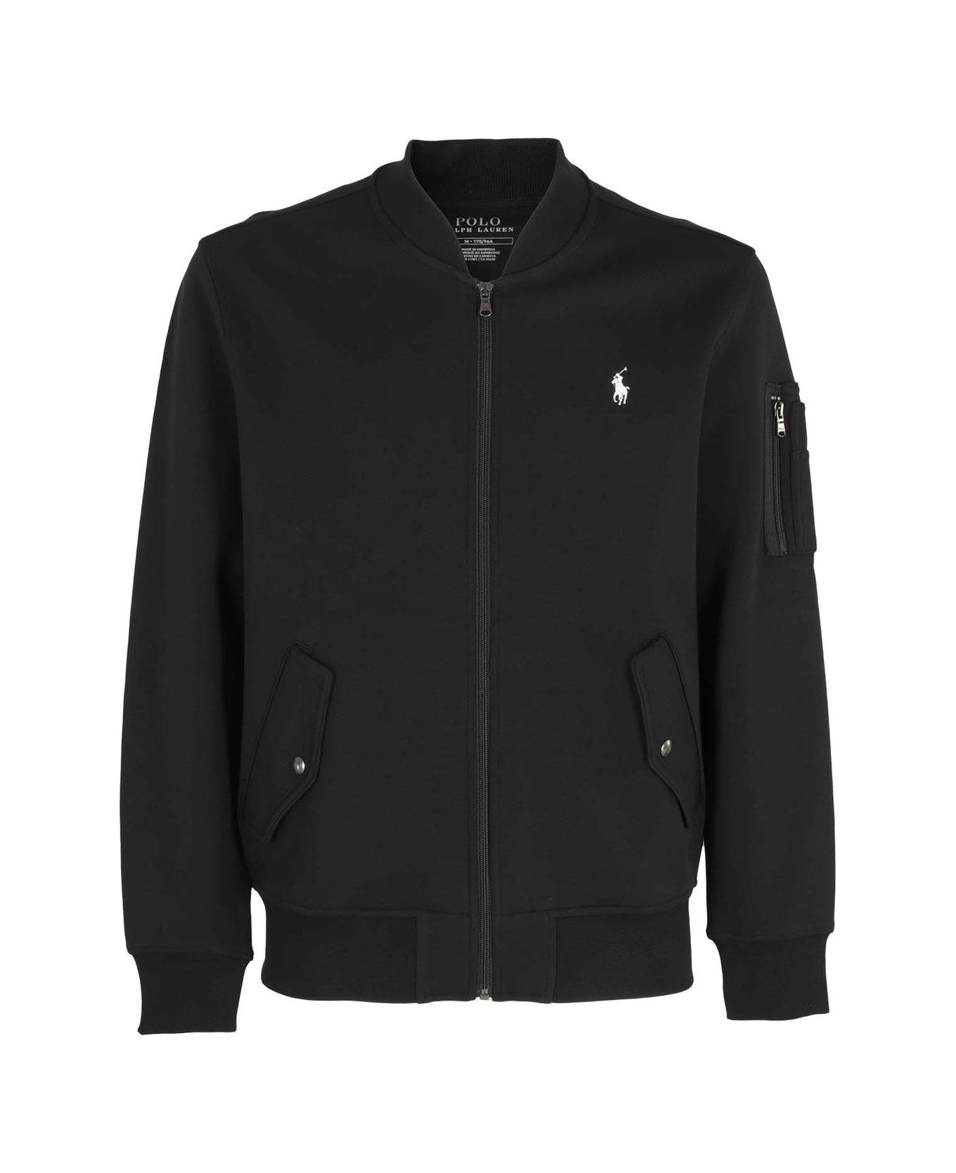 Ralph Lauren Pony Zip-up Sweatshirt - Black