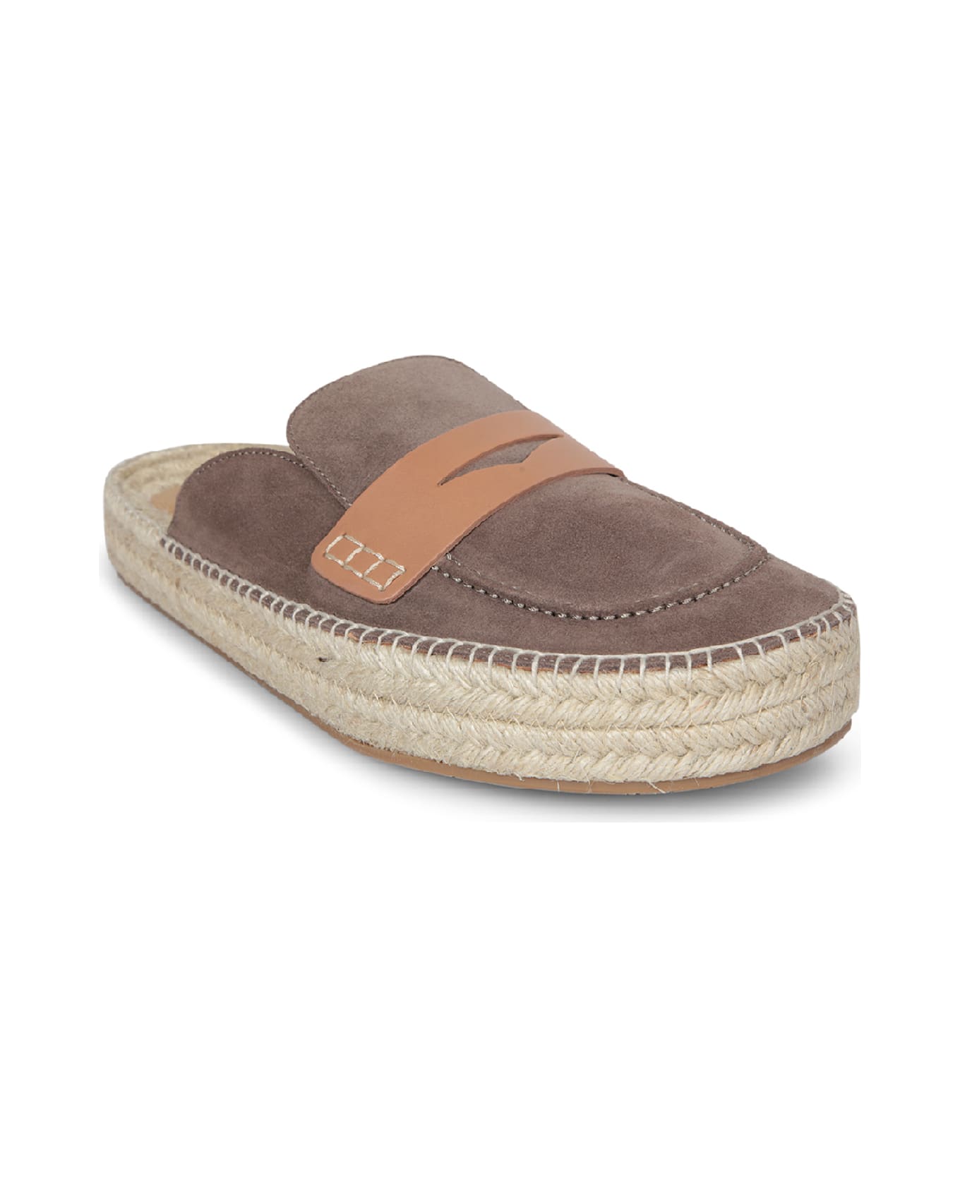 J.W. Anderson Taupe Leather Espadrillas - Beige