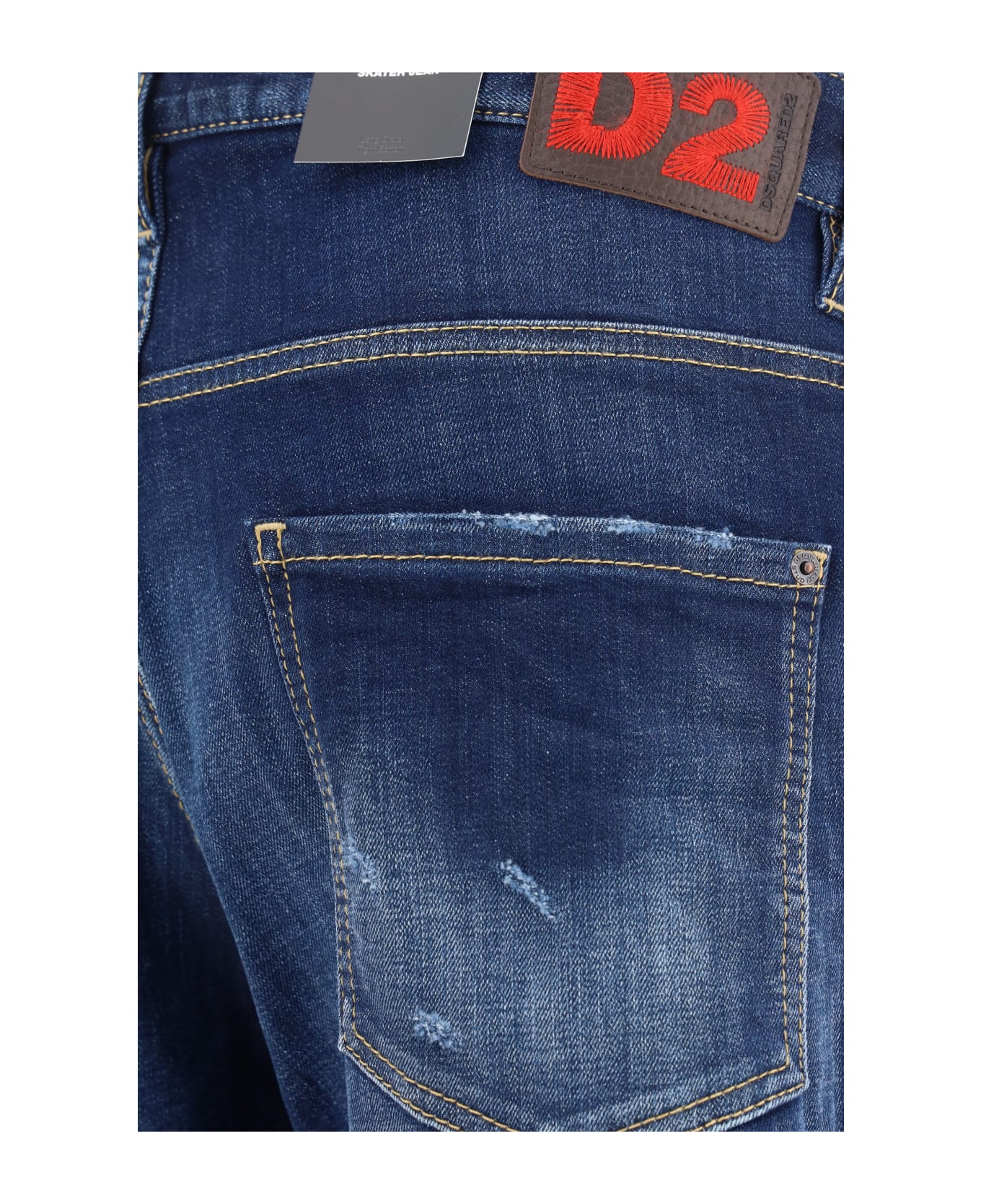 Dsquared2 Skater Jeans - Navy Blue デニム
