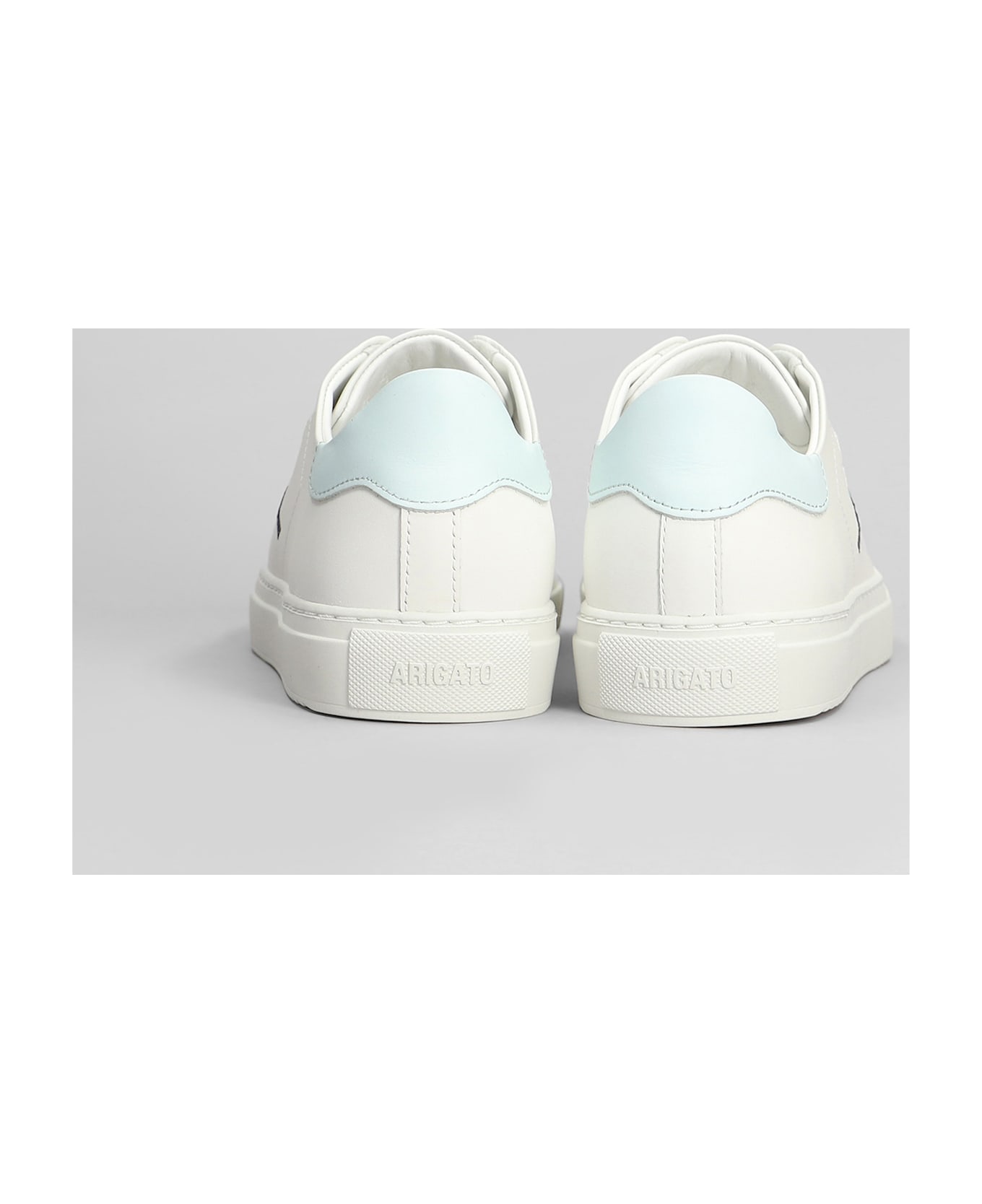 Axel Arigato Clean 90 Sneakers In White Suede And Leather - white