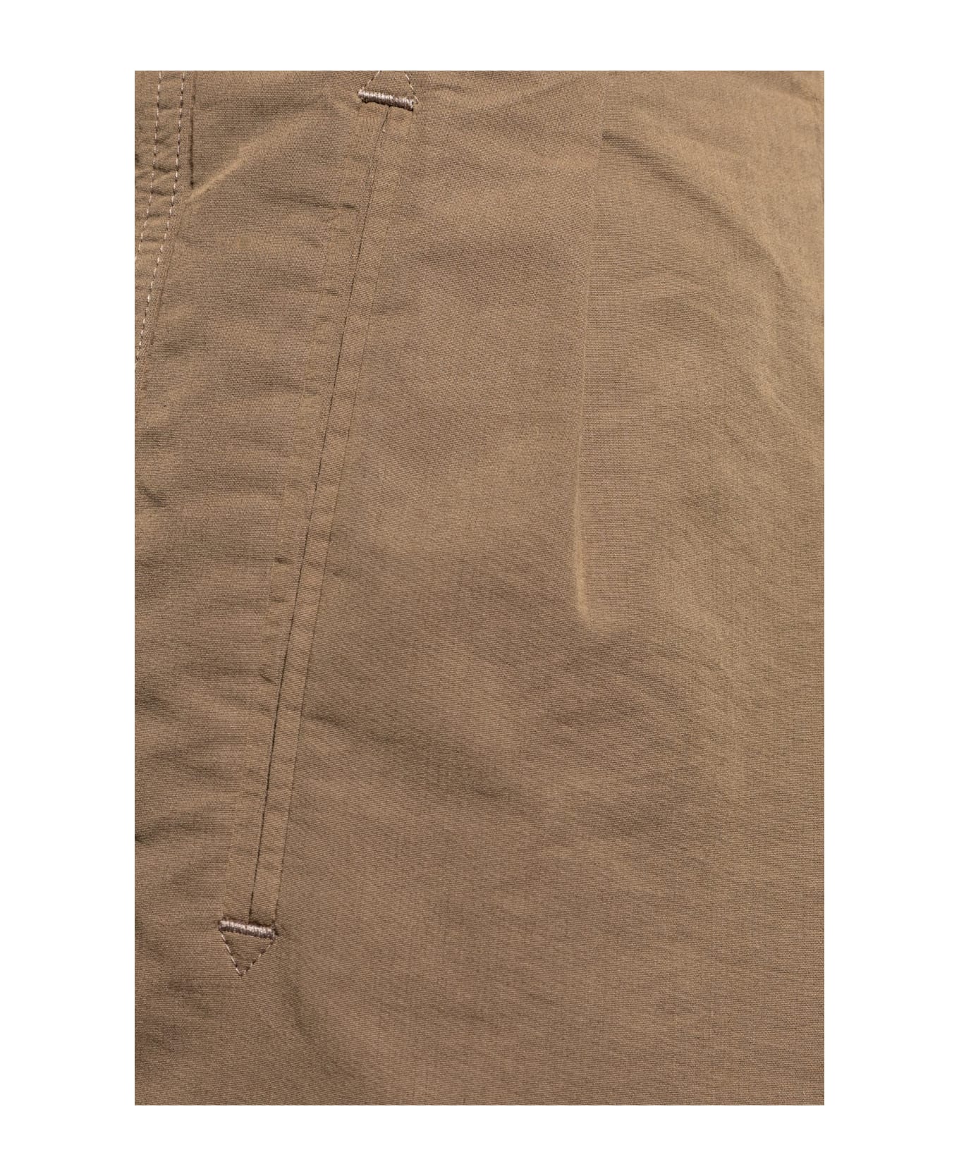 Tom Ford Pants With Rolled-up Legs - Chestnut