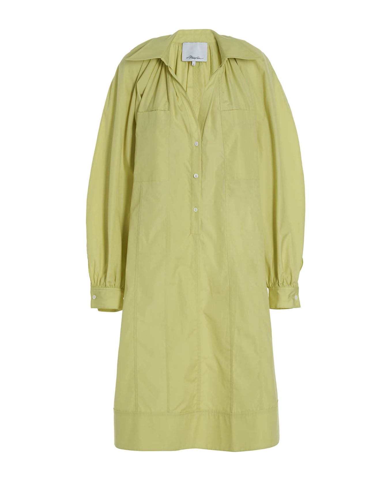 3.1 Phillip Lim Poplin Shirt Dress - Yellow ワンピース＆ドレス