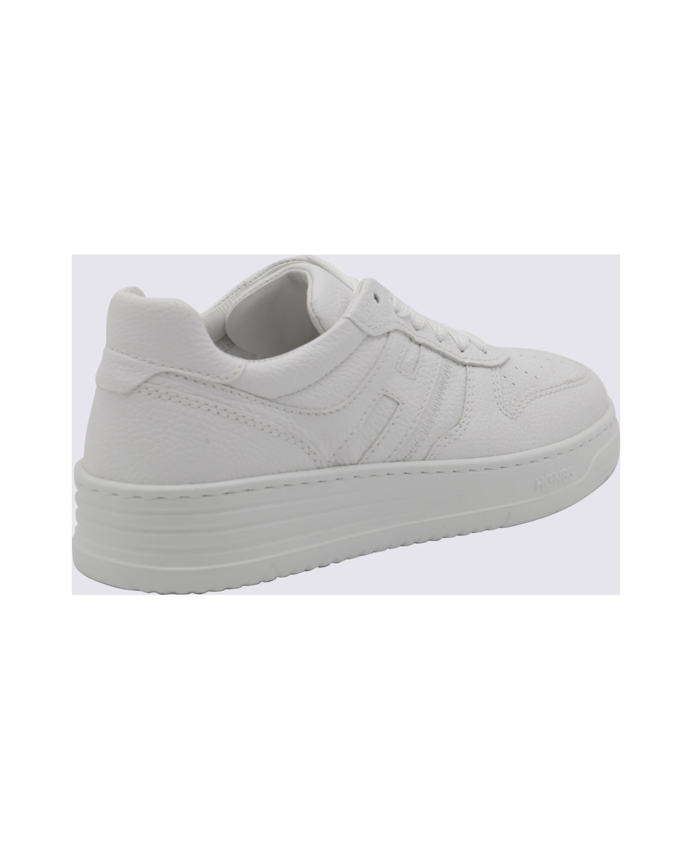Hogan White Learher Sneakers - White