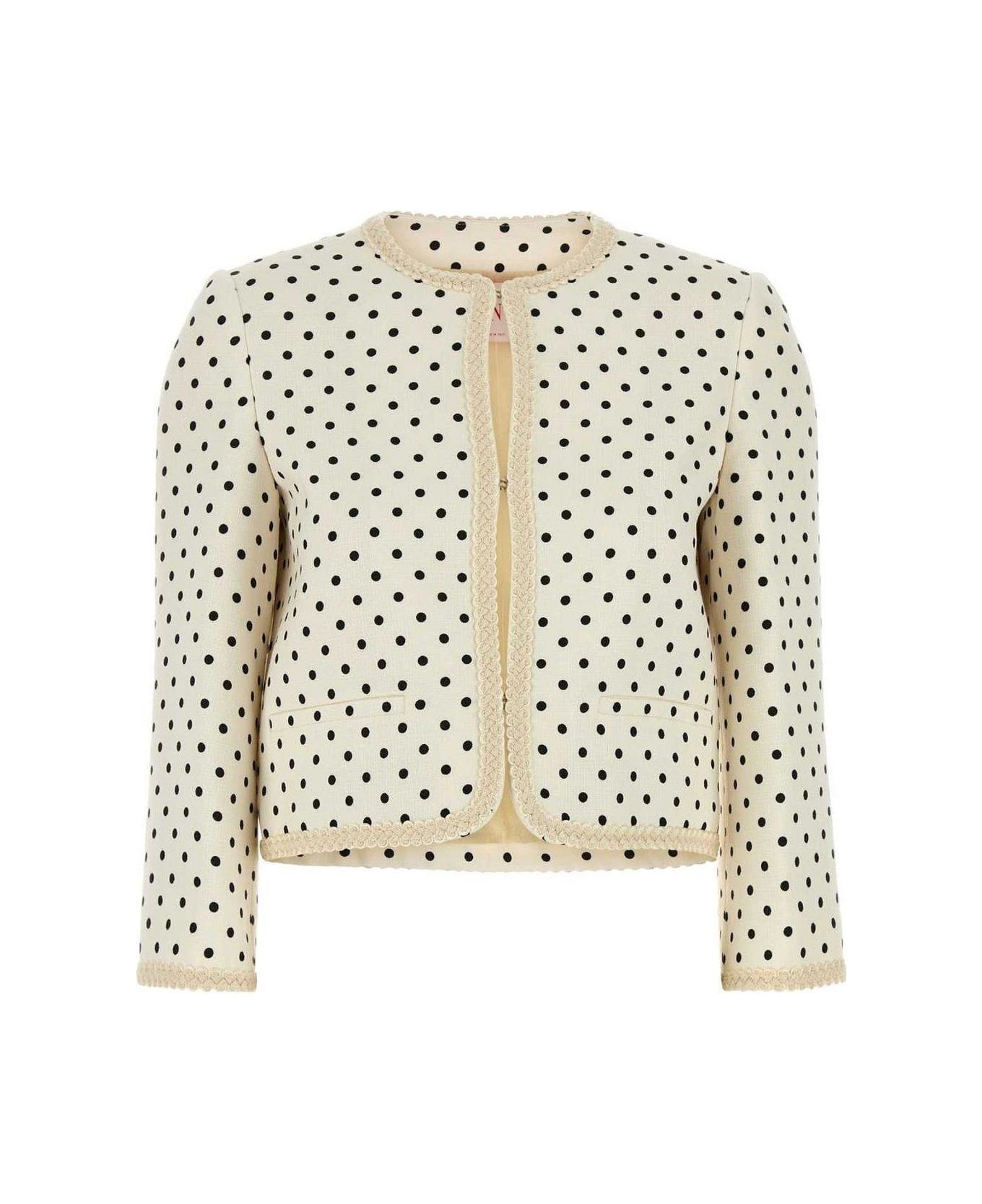 Supergran Polka Dot Printed Blazer - Thumbnail 2