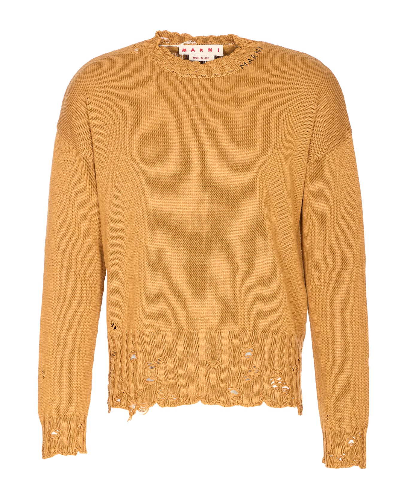 Marni Logo Sweater - PUMPKIN