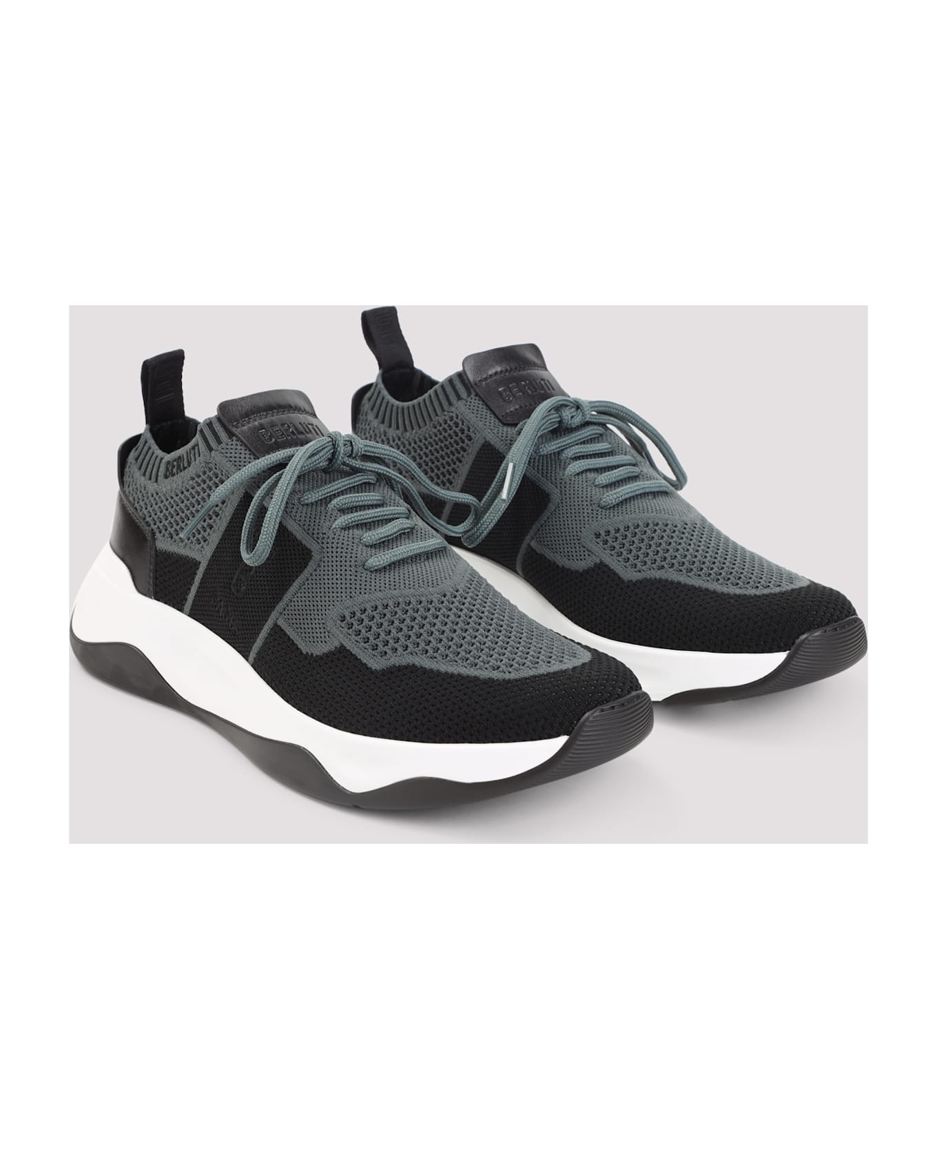Berluti Textile Sneakers - Tempest Black