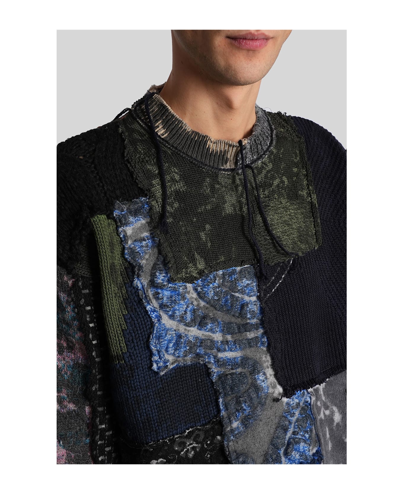 Paura Utopia Knitwear In Multicolor Wool - multicolor