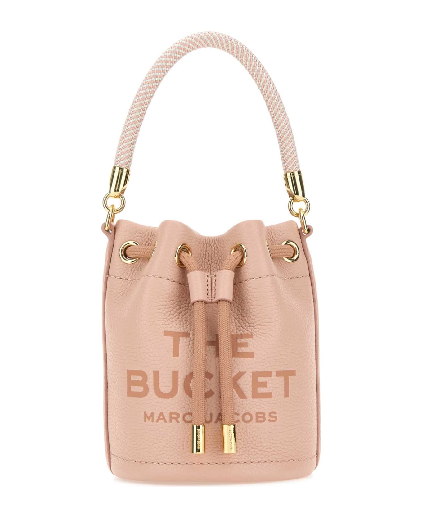 Marc Jacobs Pink Leather Micro The Bucket Bucket Bag - ROSE