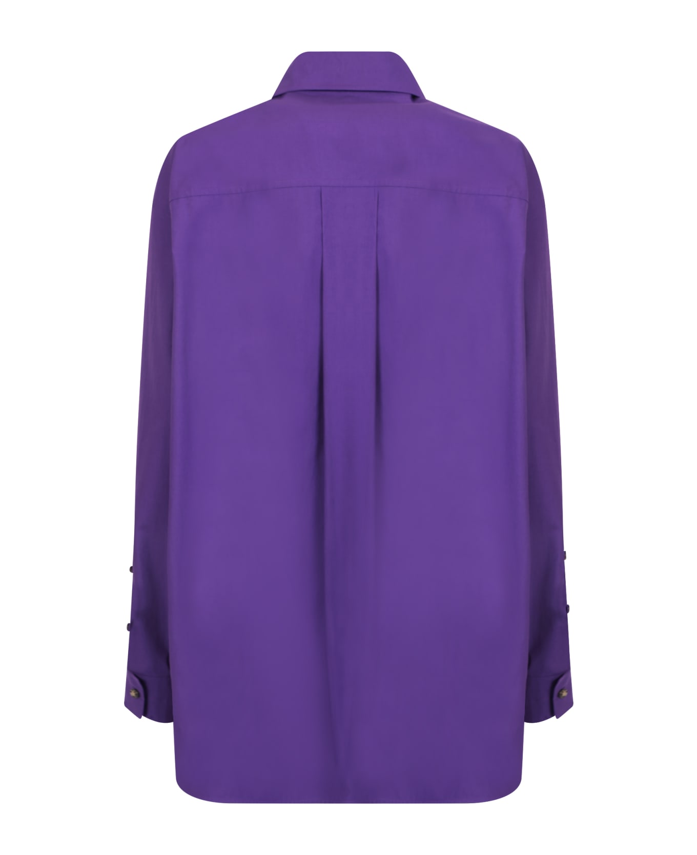 Quira Oversize Purple Shirt - Purple
