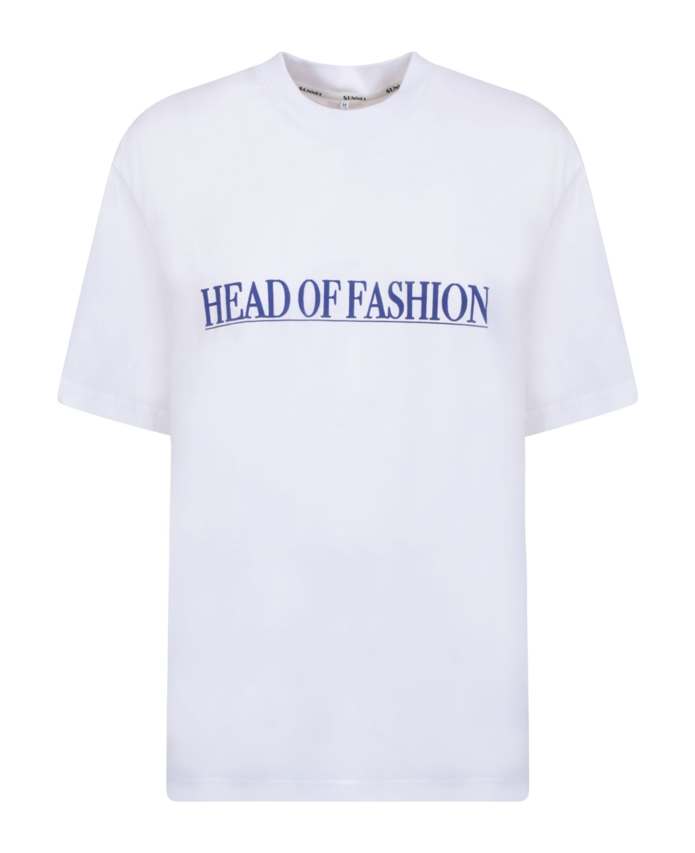 Sunnei White Head Of Fashion T-shirt - White Tシャツ