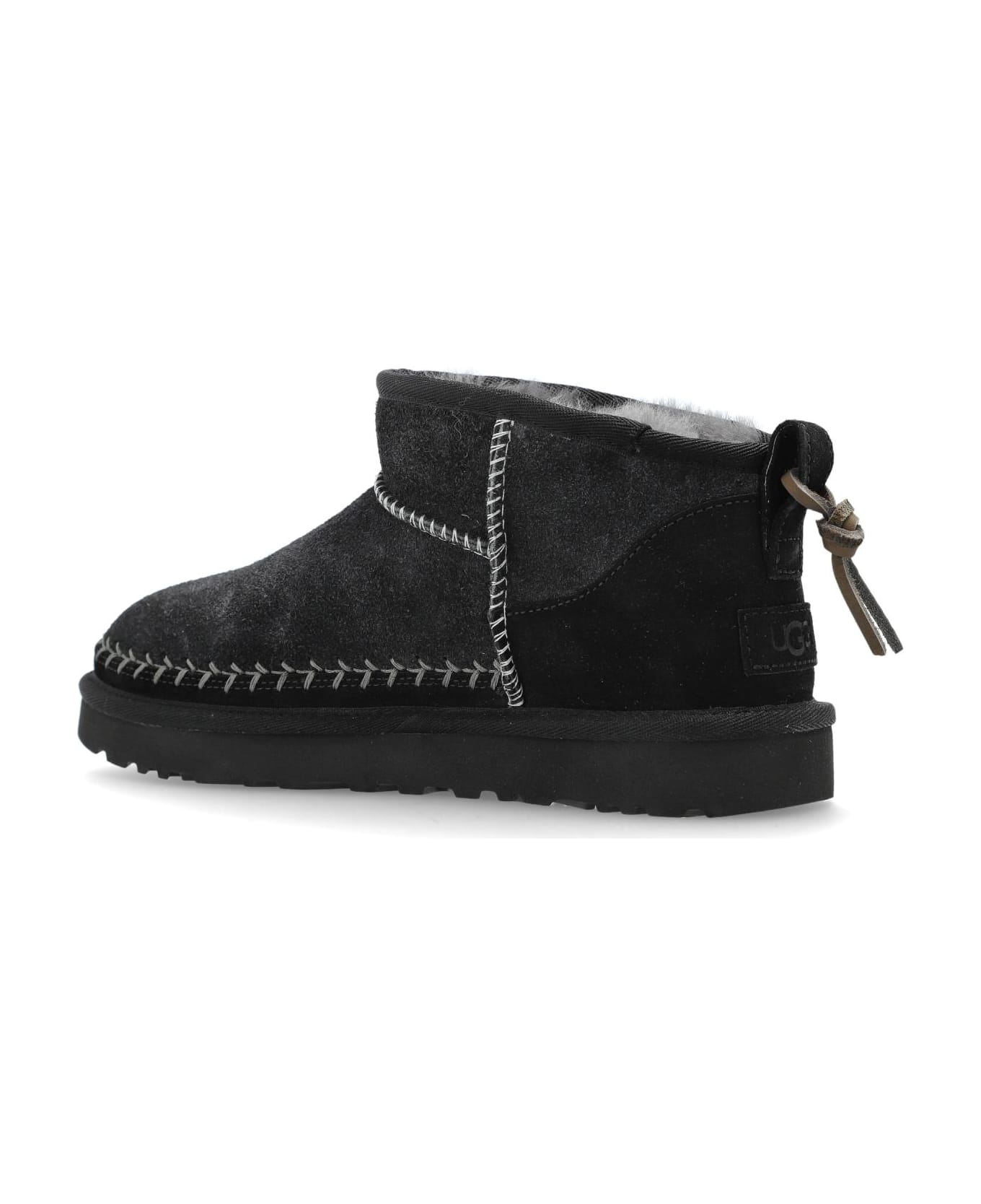 UGG Snow Boots 'classic Ultra Mini Biarritz' - Blk Black