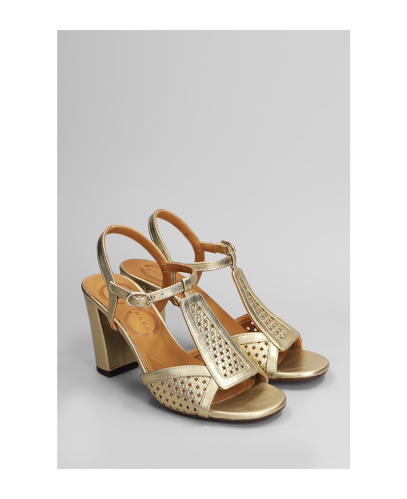 Chie Mihara Bechill Sandals In Gold Leather - gold