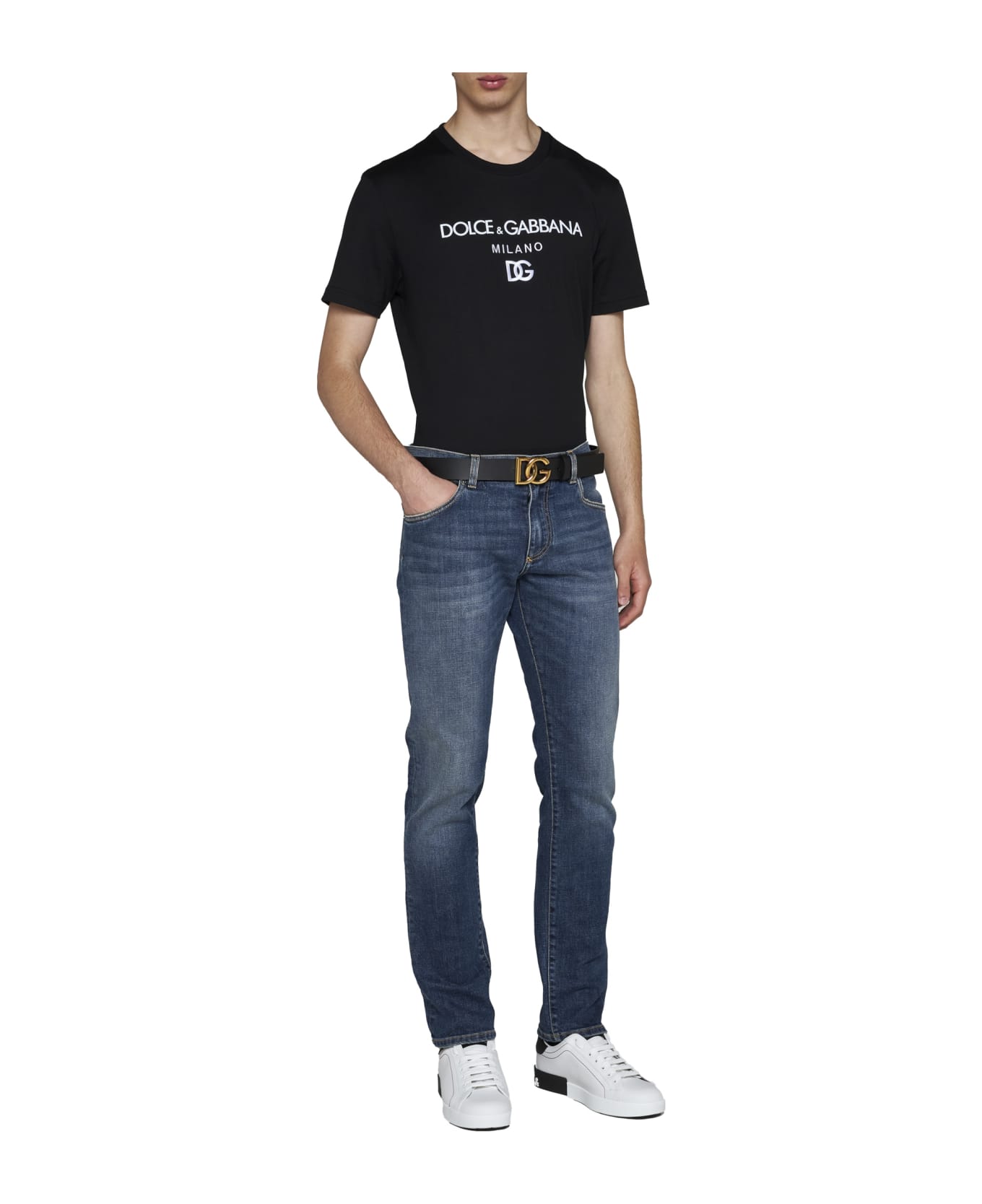 Dolce & Gabbana Slim Fit Jeans - Denim デニム