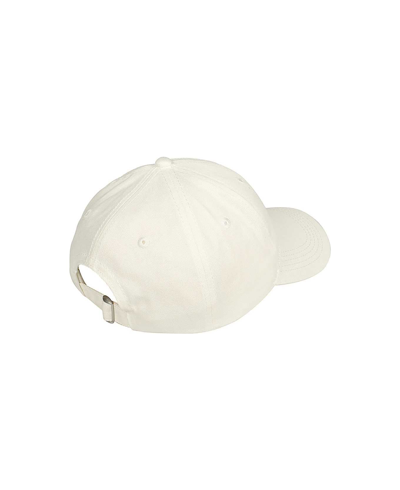 MSGM Logo Baseball Cap - White