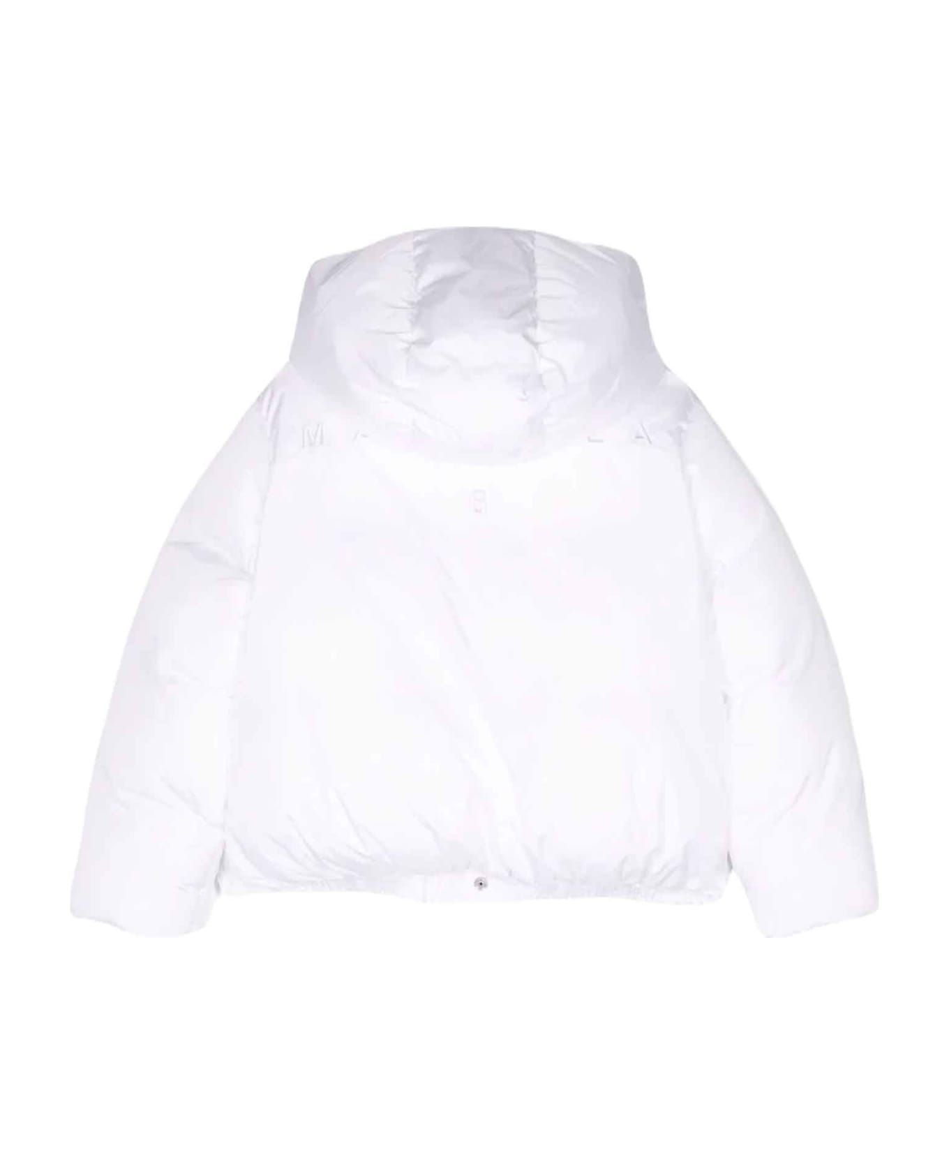 MM6 Maison Margiela White Down Jacket Unisex - Bianco