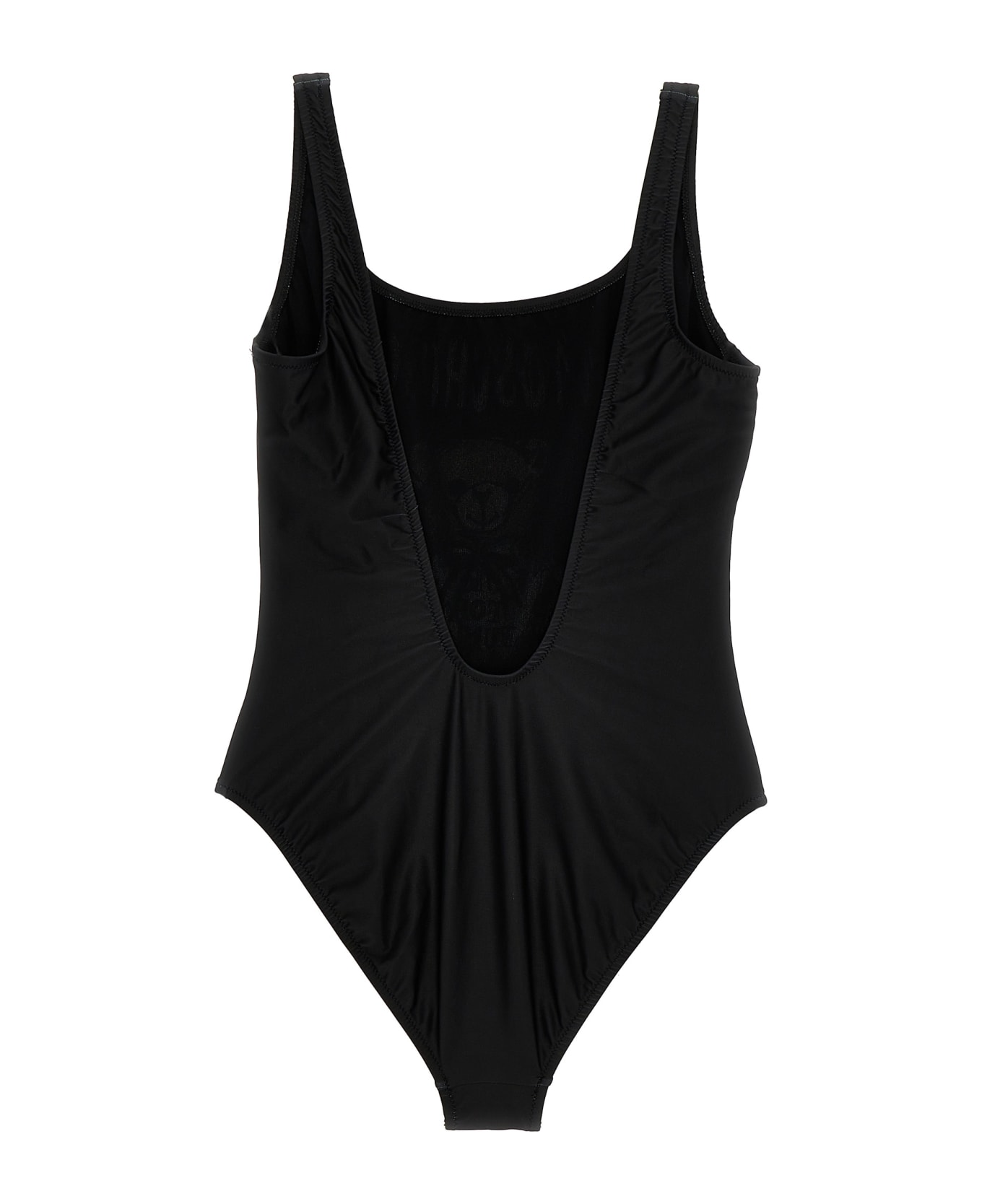 Moschino 'teddy Bear' One-piece Swimsuit - Black  
