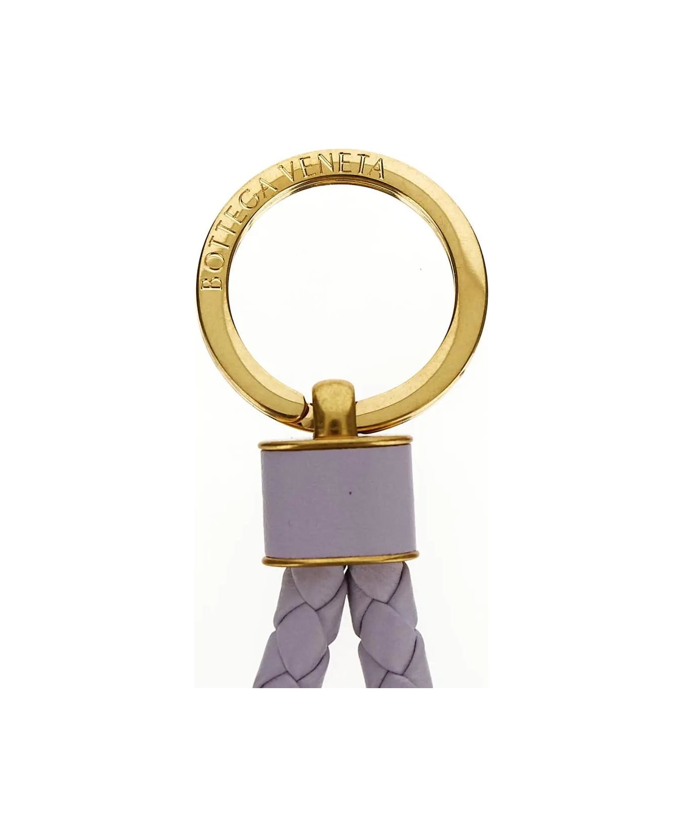 Bottega Veneta Key Ring - OYSTER-GOLD