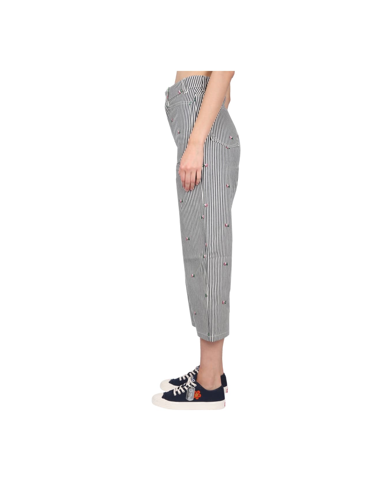 Kenzo Cropped Fit Jeans - DENIM
