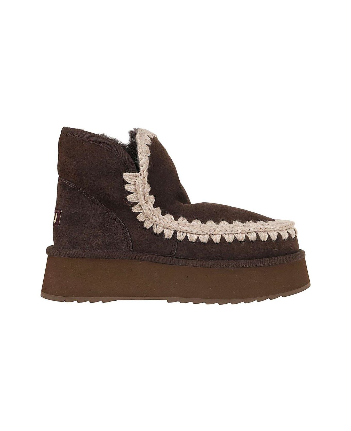 Mou Mini Eskimo Platform Boots Mou - Mocha Mocha