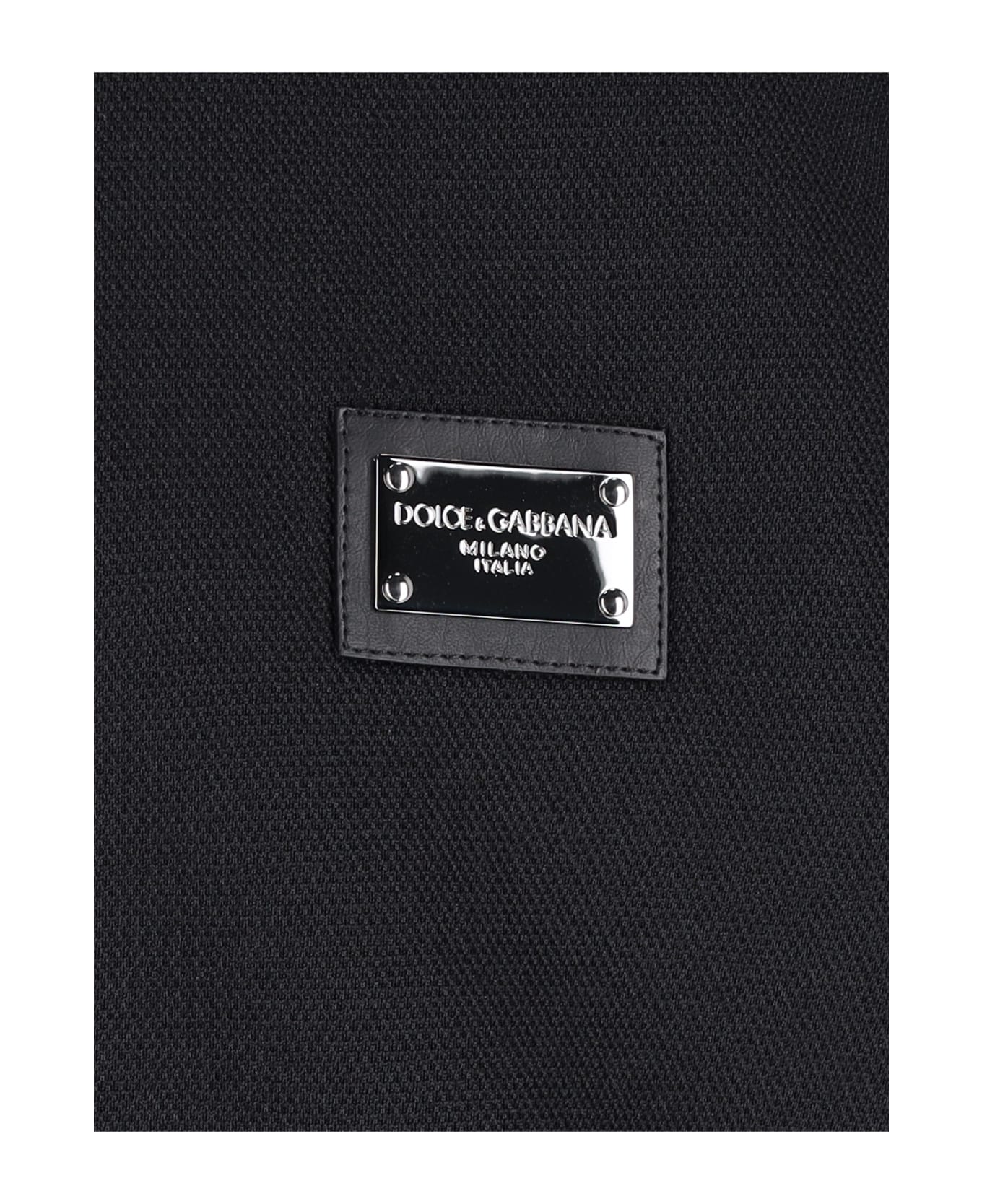Dolce & Gabbana Logo Tech Jacket - Black
