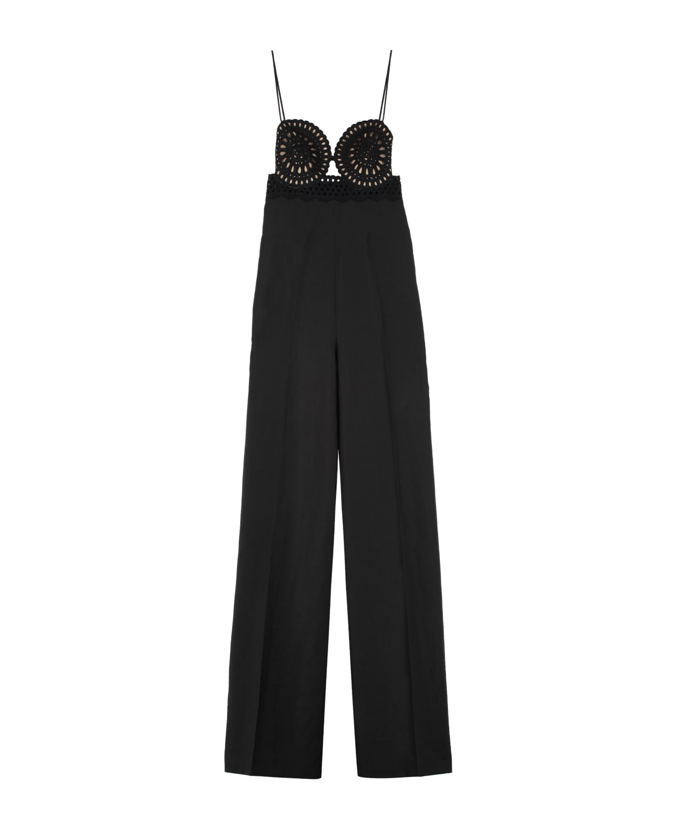 Stella McCartney Wide-leg Pants Jumpsuit - black