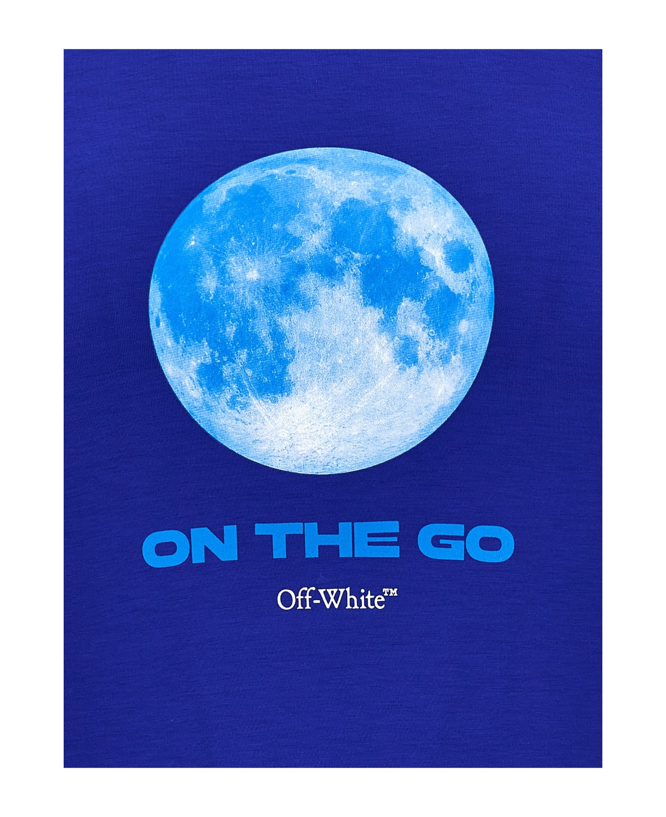Off-White 'on The Go Moon' Turtleneck Sweater - Blue