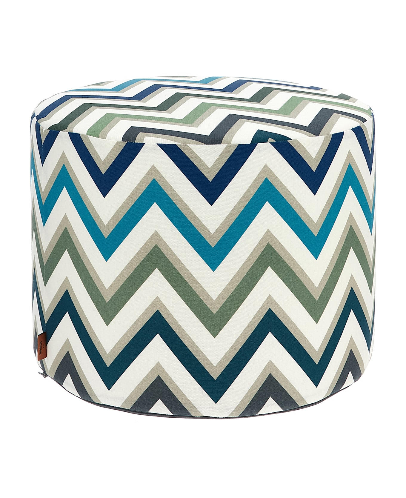Missoni 'watamu' Outdoor Cylindrical Pouf - Multicolor