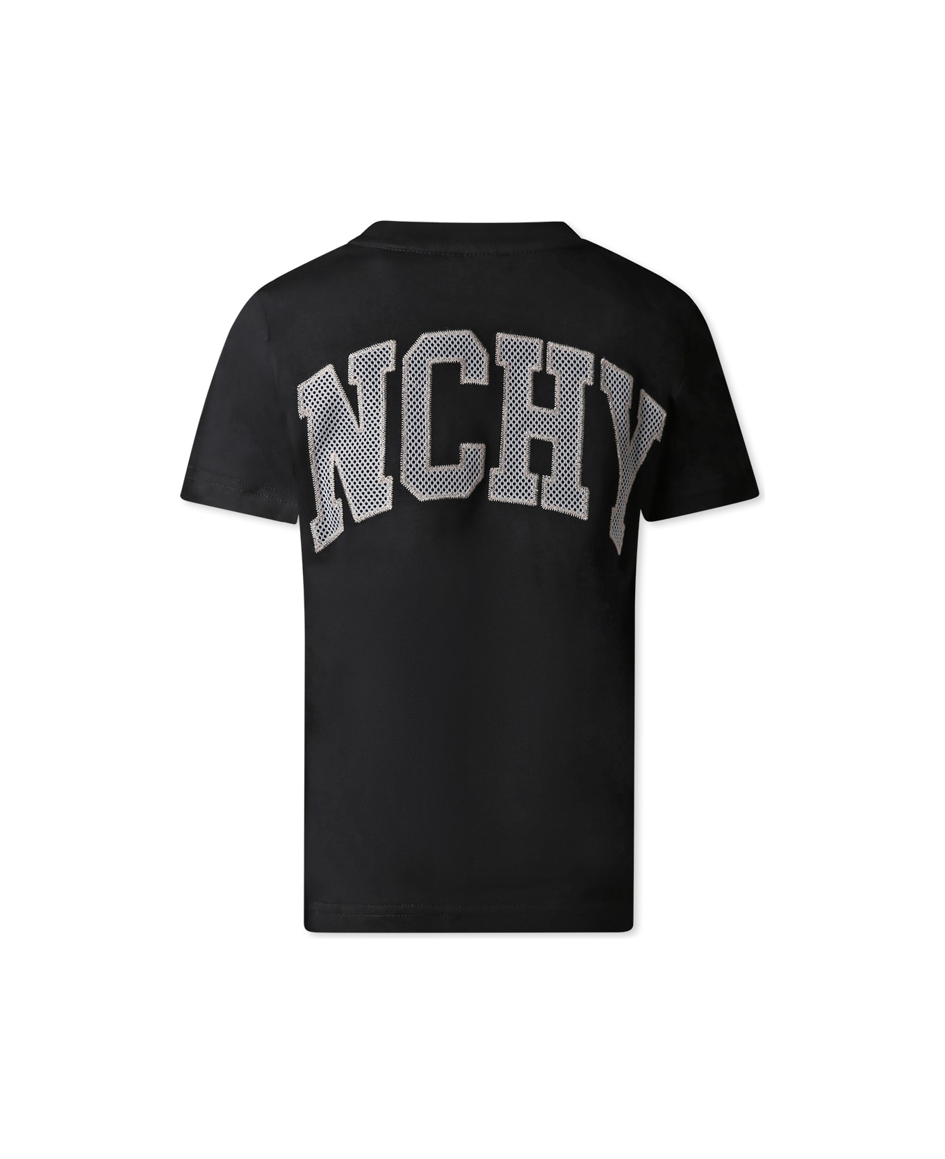 Givenchy Black T-shirt For Boy With Logo - Black