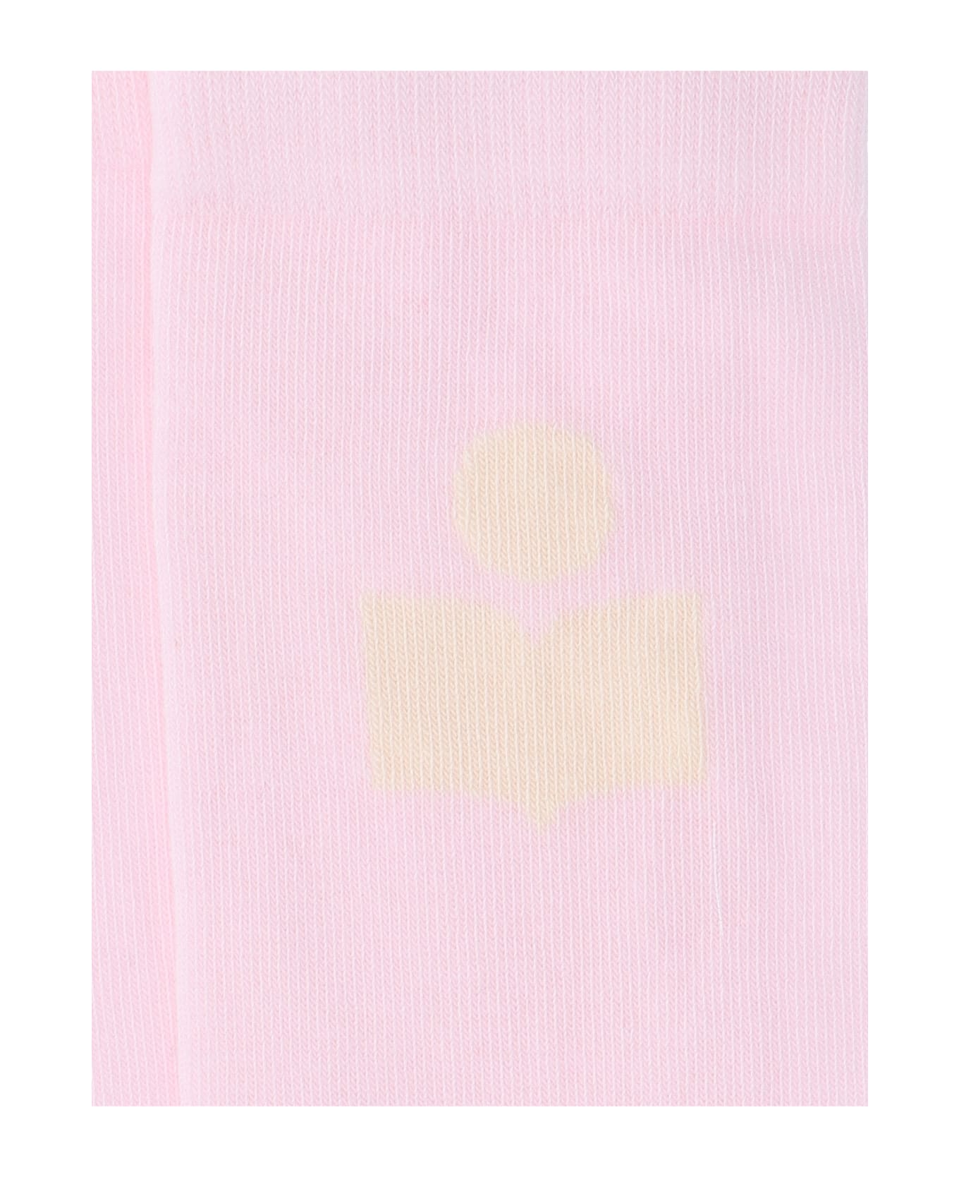 Isabel Marant Logo Socks - Pink
