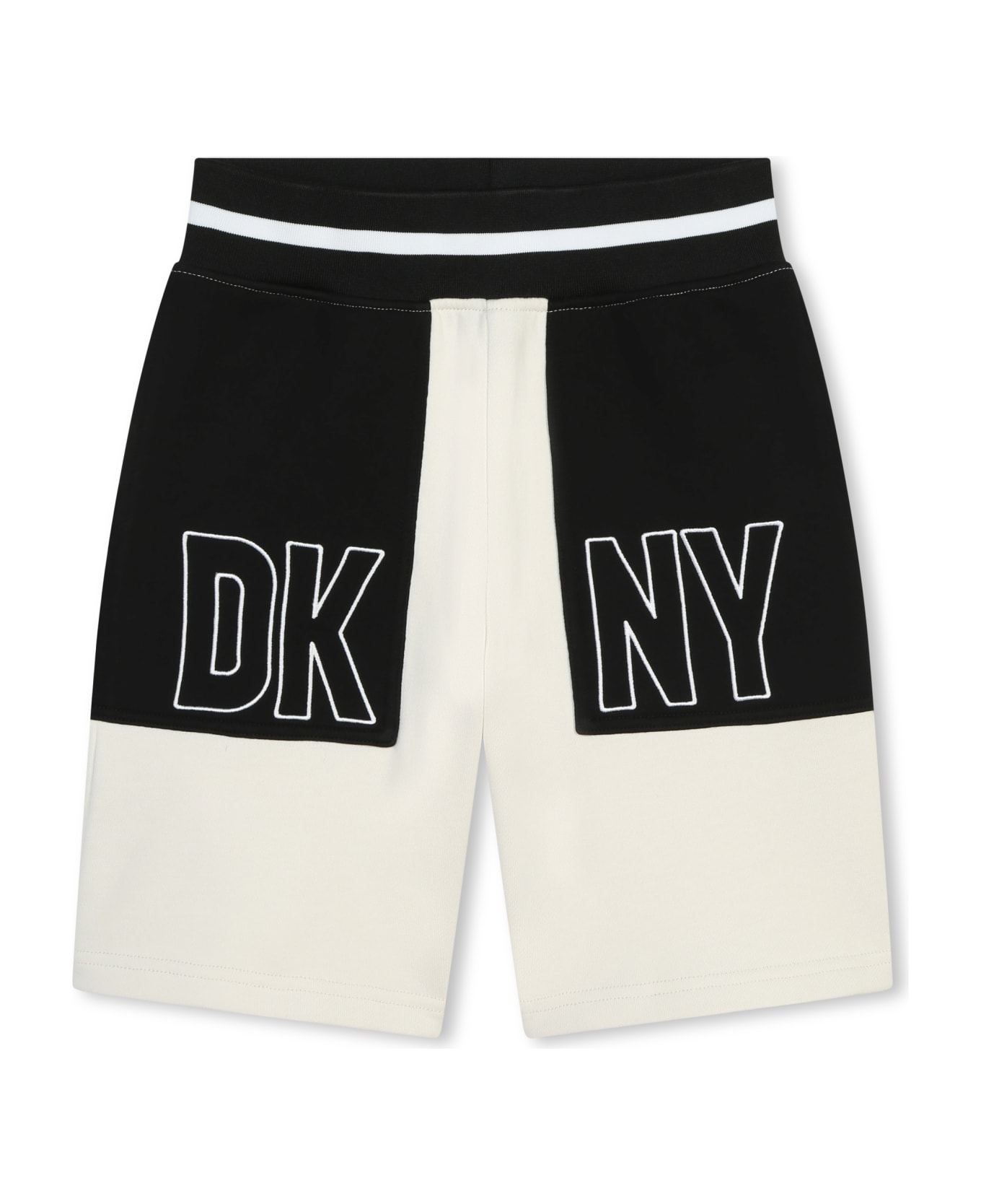 DKNY T-shirt With Print - Bianco ジャンプスーツ