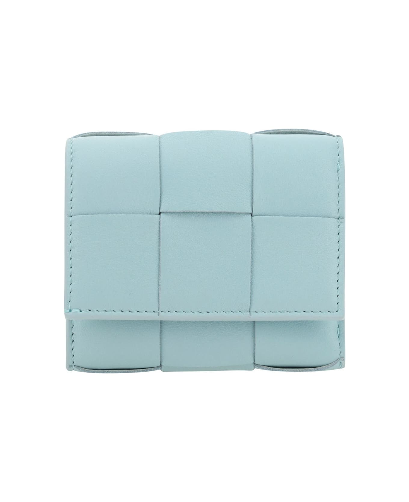 Bottega Veneta Leather Wallet - Blue 財布