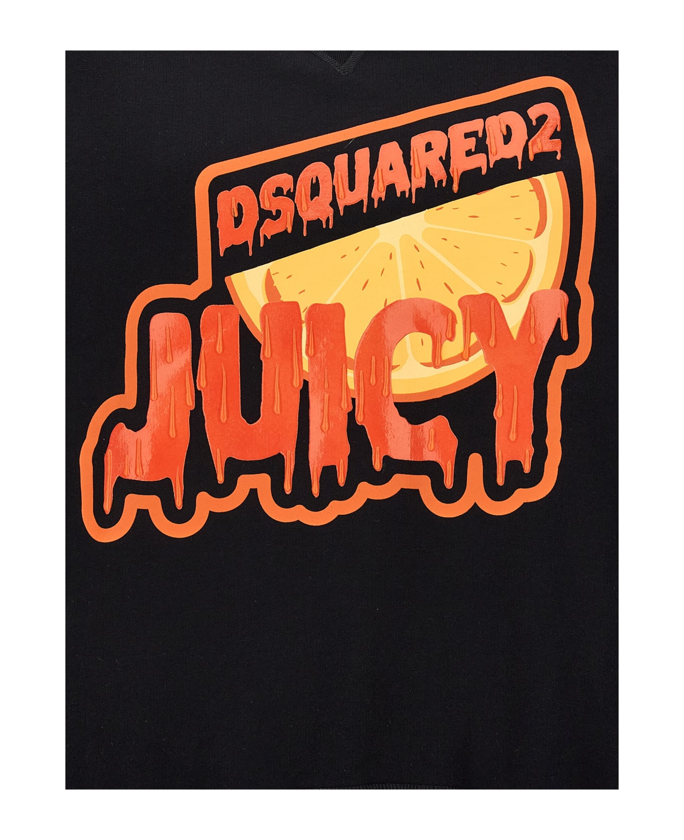 Dsquared2 Logo-printed Hoodie - Black
