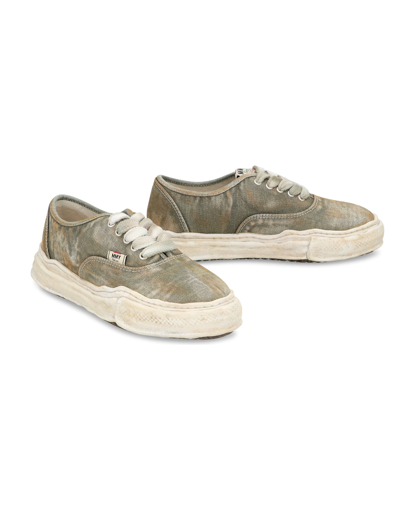 Mihara Yasuhiro Baker Fabric Low-top Sneakers - green