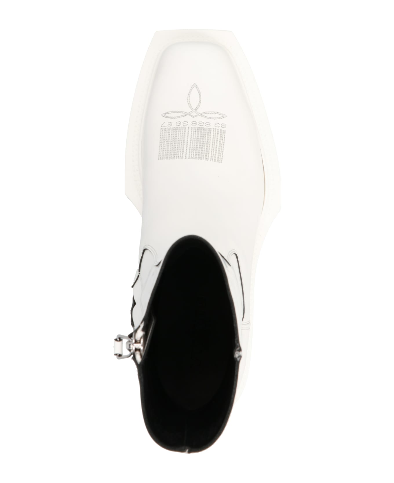 VTMNTS 
cowboy
 Ankle Boots - White