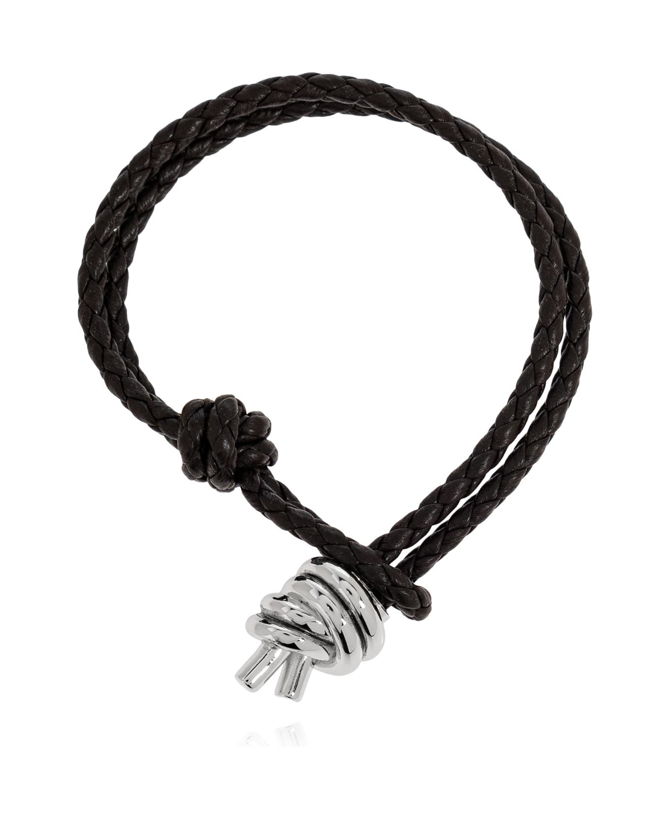Bottega Veneta Leather Bracelet - Black