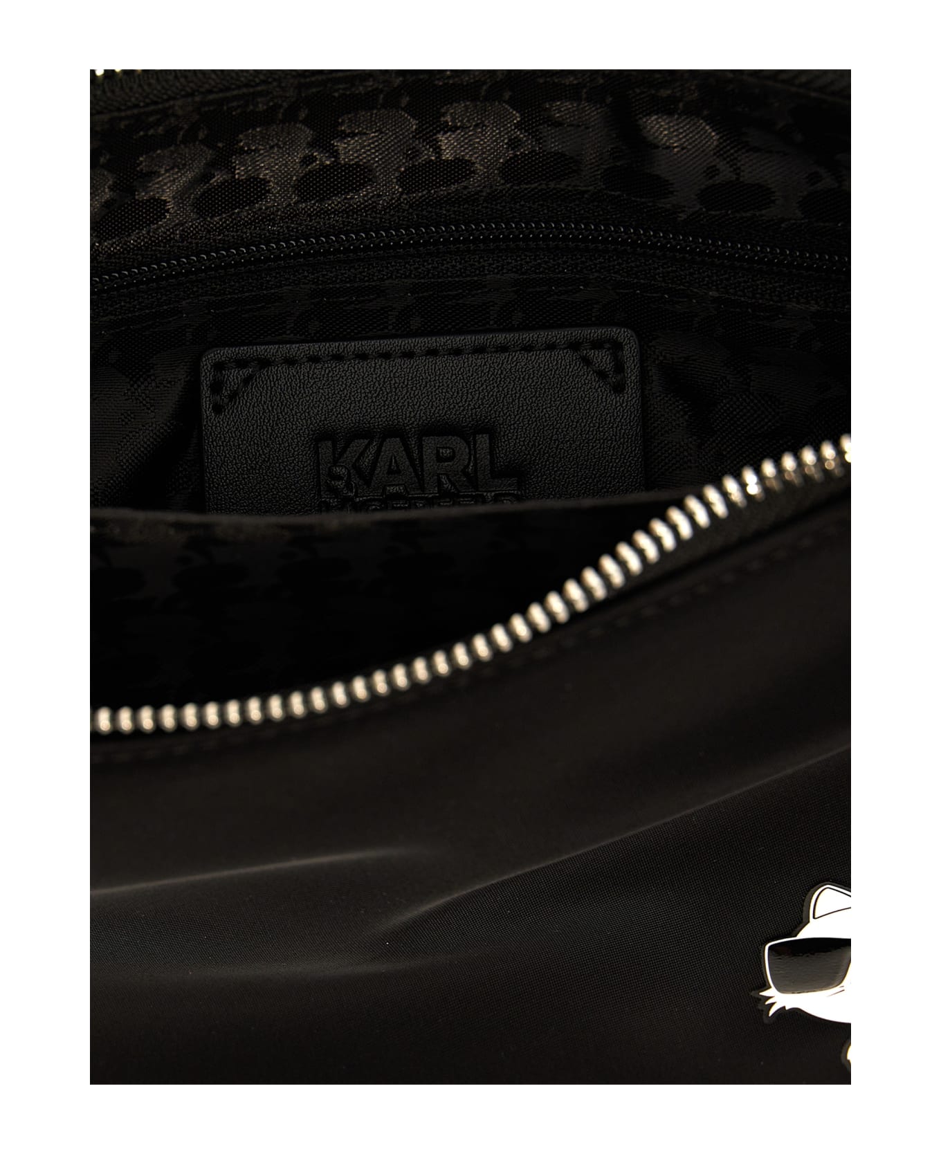Karl Lagerfeld 'ikonik 2.0' Shoulder Bag - Black   ショルダーバッグ