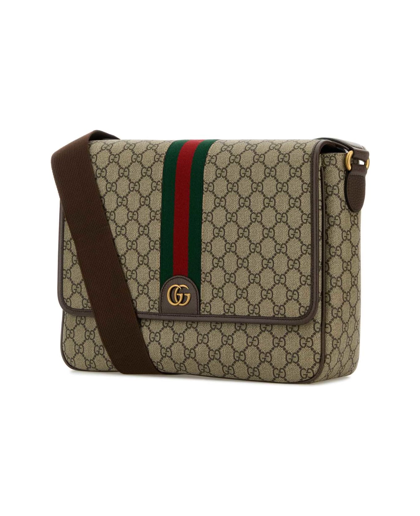 Gucci Gg Supreme Ad Leather Ophidia Gg Crossbody Bag - BEBNACERVRVNAC