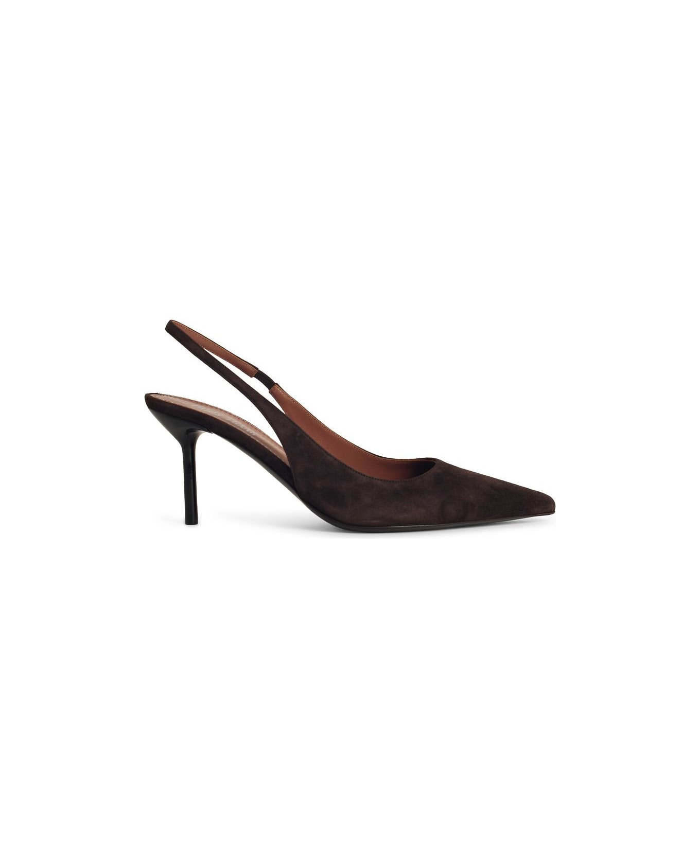 Paris Texas 'lidia' Brown Suede Slingbacks - Brown