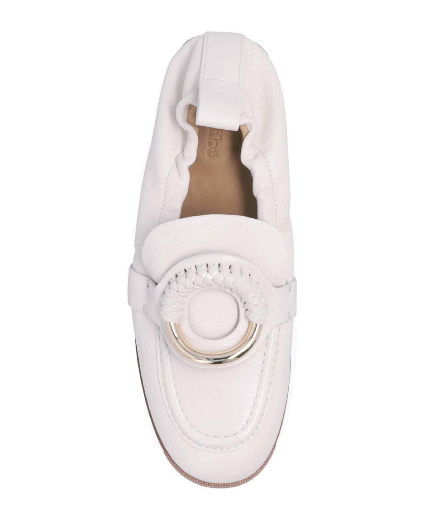 See by Chloé Hana Leather Loafers - White