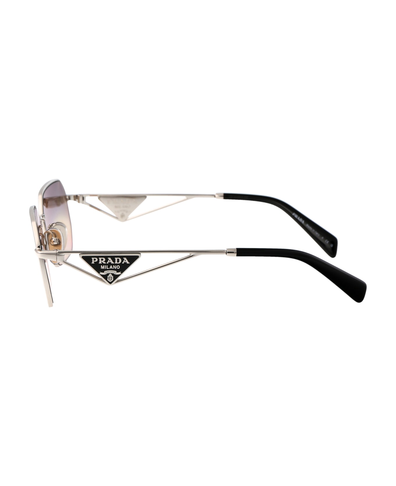 Prada Eyewear 0pr A51s Sunglasses - 1BC8J1 Pale Gold