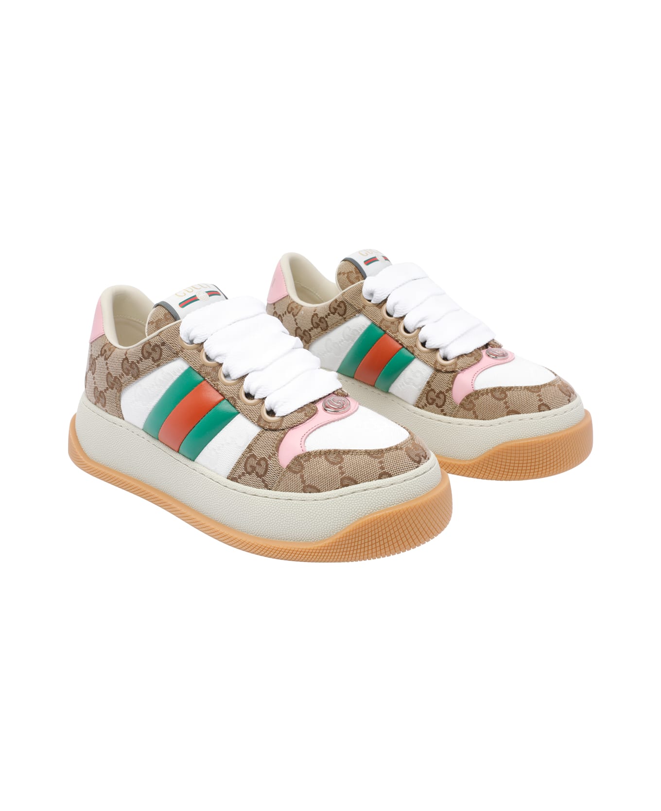 Gucci Screener Sneakers - B-e/g.w/s.p/n.s/n.r/