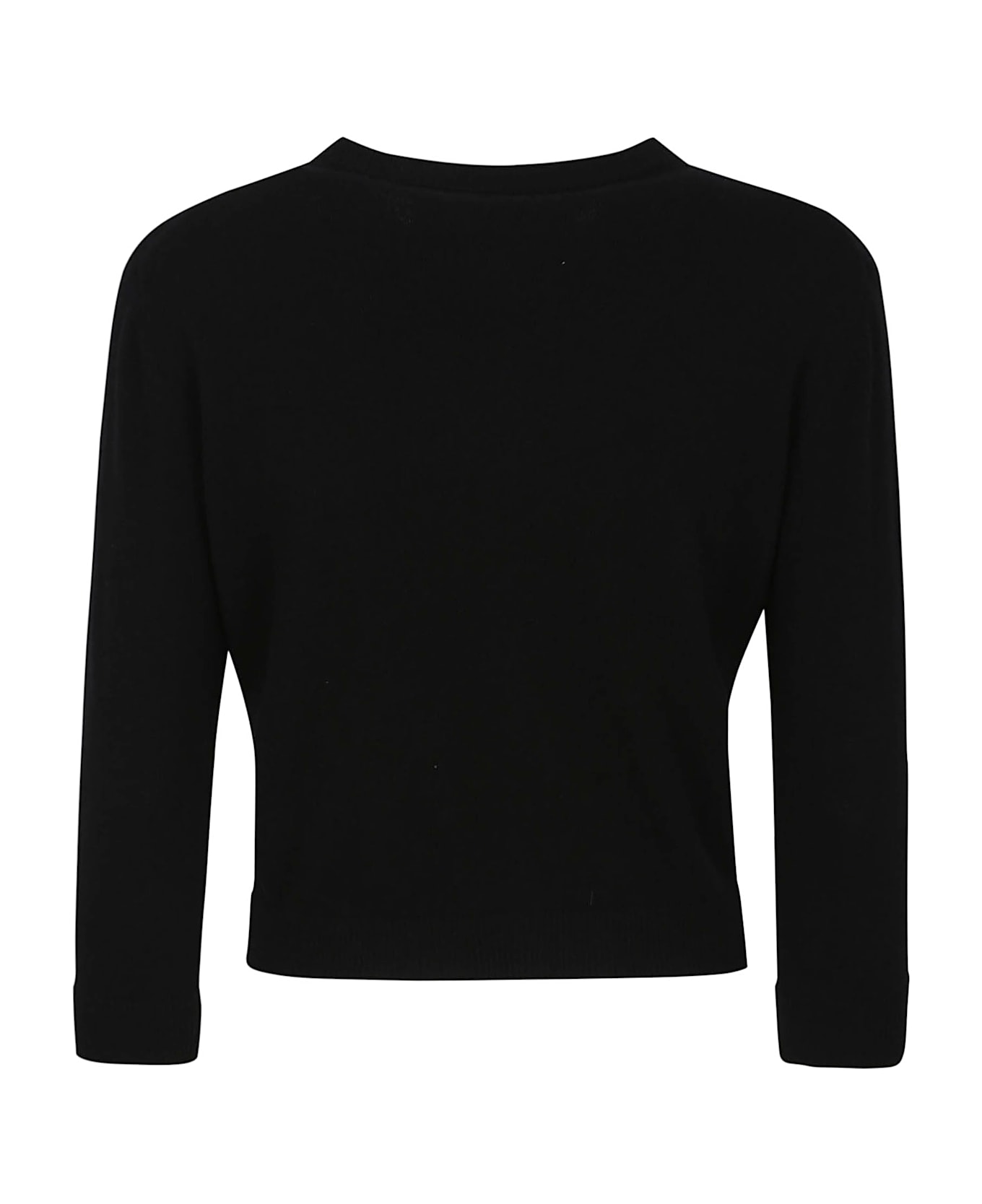 Valentino Garavani Cardigan | Embroideries | Wool + Embroidered Bows - Black