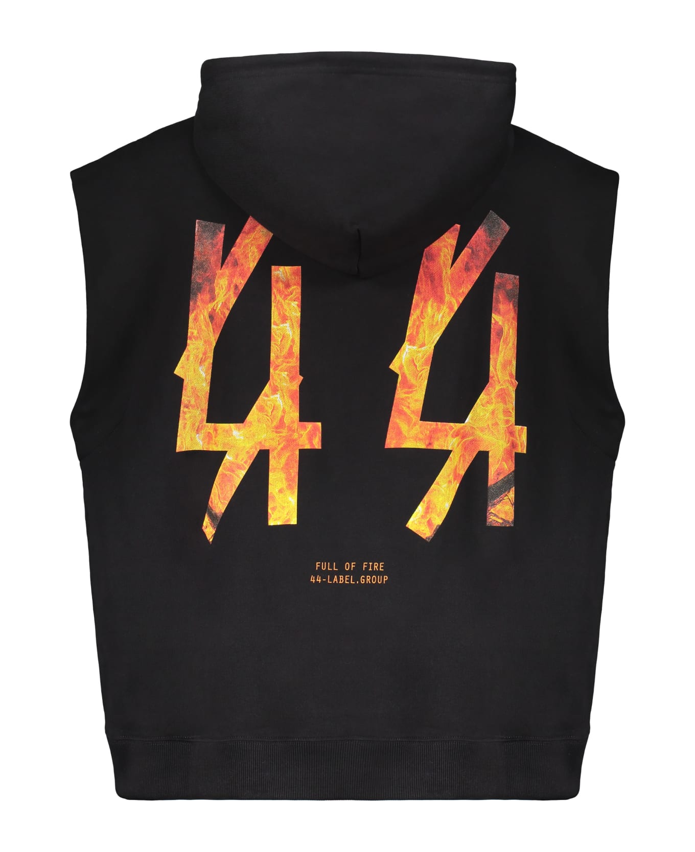 44 Label Group Sleeveless Sweatshirt - black フリース