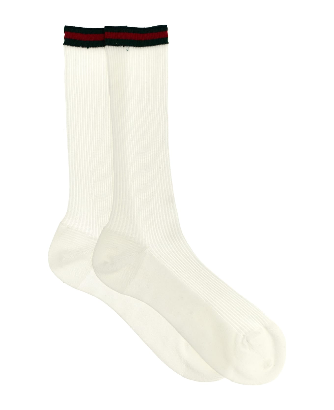 Gucci Web Tape Socks - White