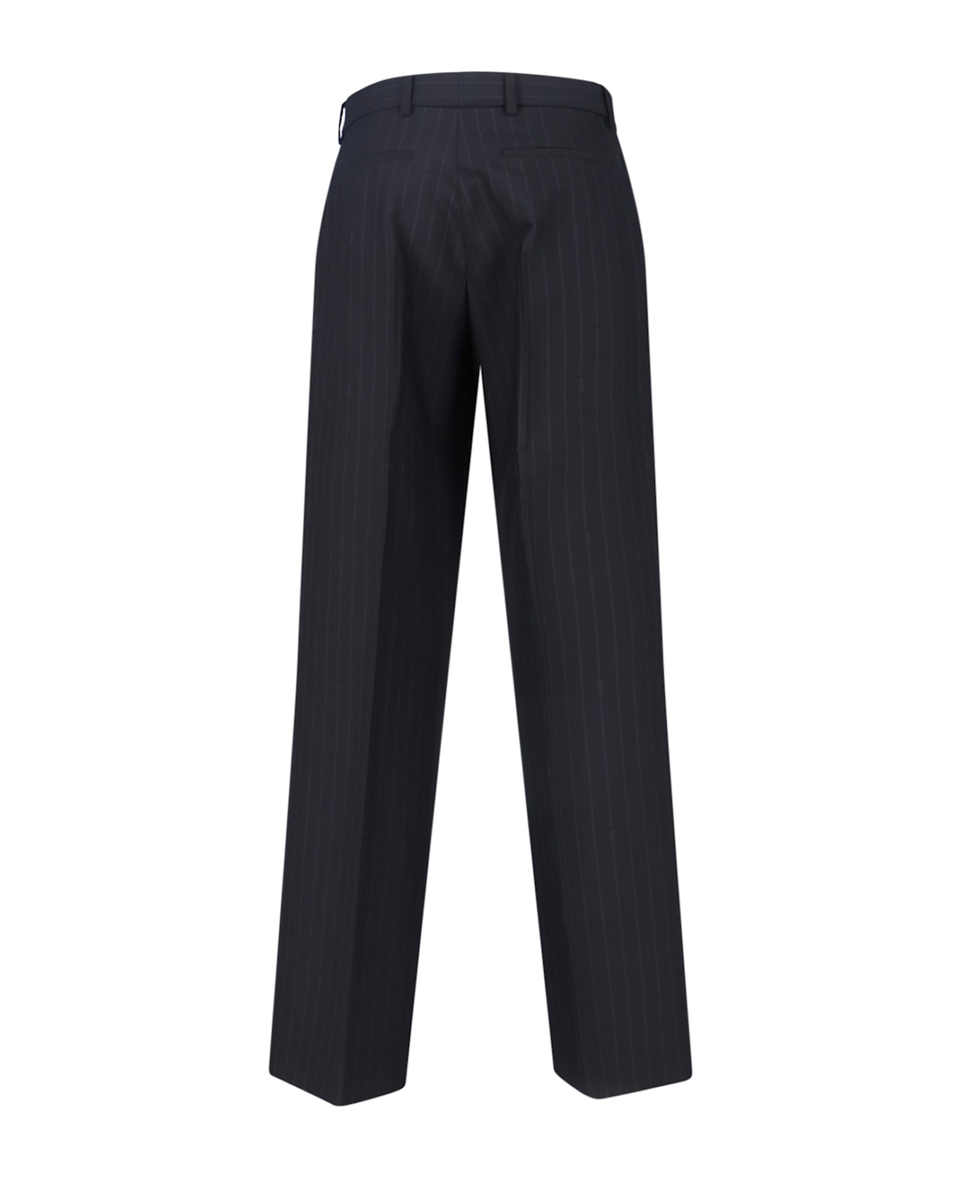Gucci Pinstripe Wool Pants - Black  