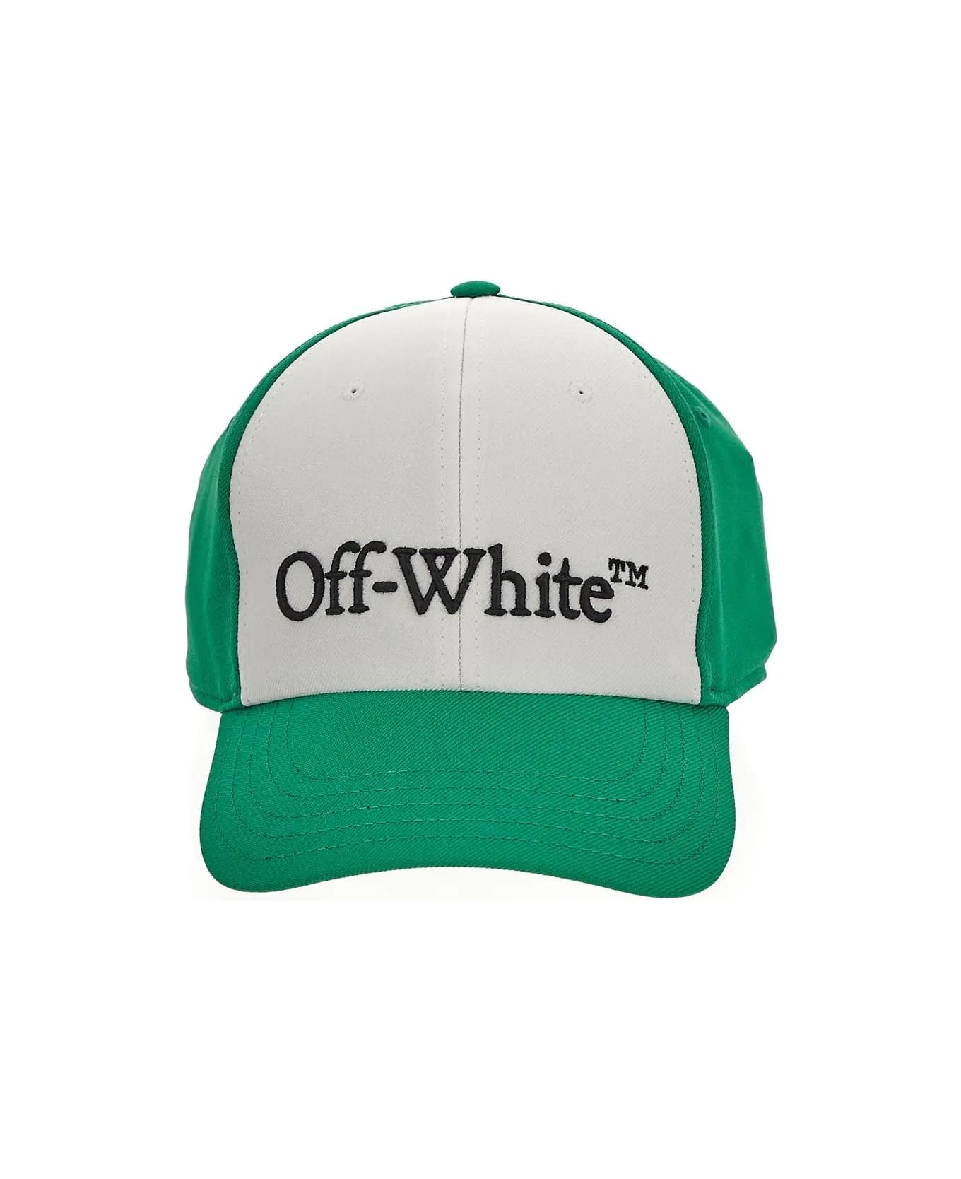 Off-White Logo Baseball Cap - Verde 帽子