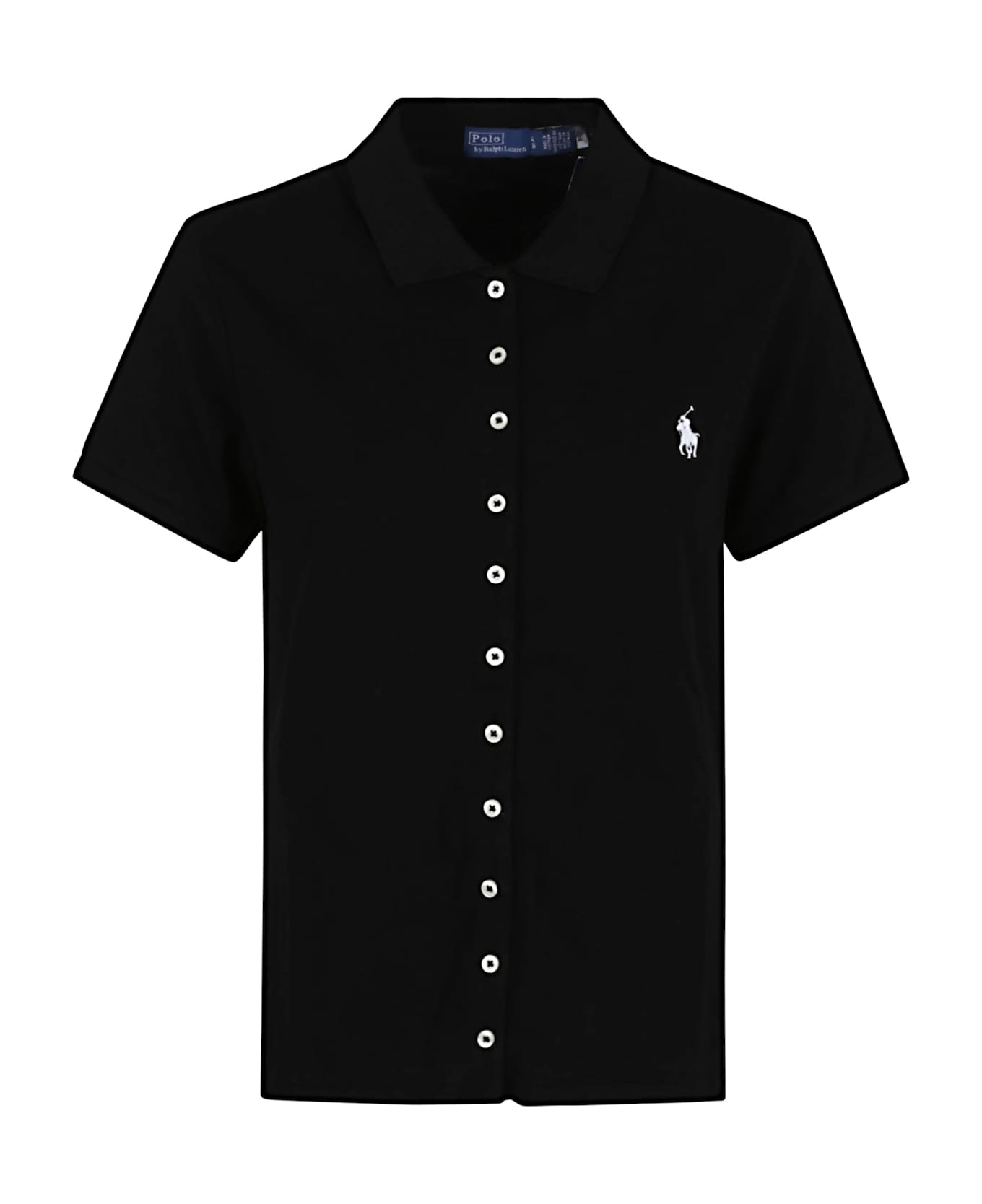 Polo Ralph Lauren Ss Msh Bt Pl-short Sleeve-polo Shirt - Polo Black